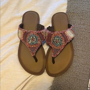 Skechers Multicolor Crochet Sandals